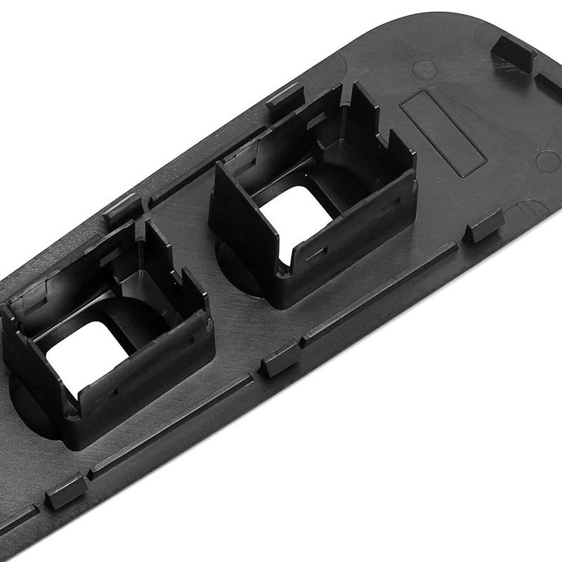 BASIKER Driver and Passenger Black Door Window Switch Panel Bezel for 2002 to 2010 Dodge Ram 1500 2500 3500 Front Right and Left Window Button Border Trim - Image 5